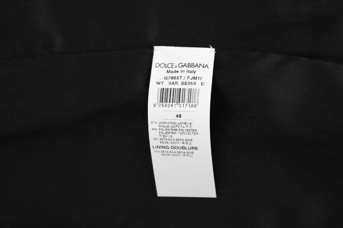 Dolce & Gabbana Schwarze Weste mit Polka-Dot-Muster