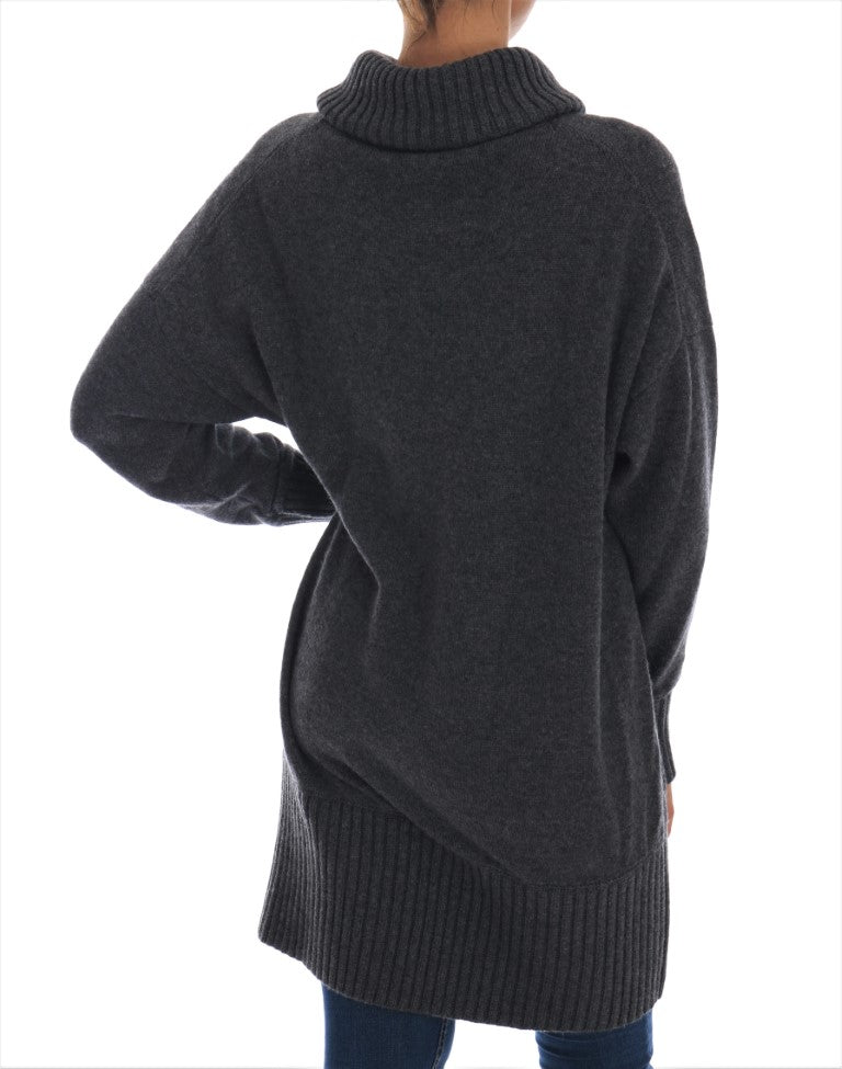 Dolce & Gabbana Fairy Tale Crystal Gray Kaschmirpullover