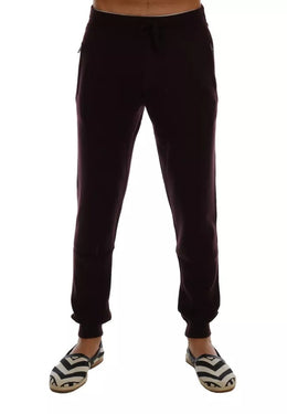 Dolce & Gabbana Lila Kaschmir-Gym-Trainings-Sport-Hose
