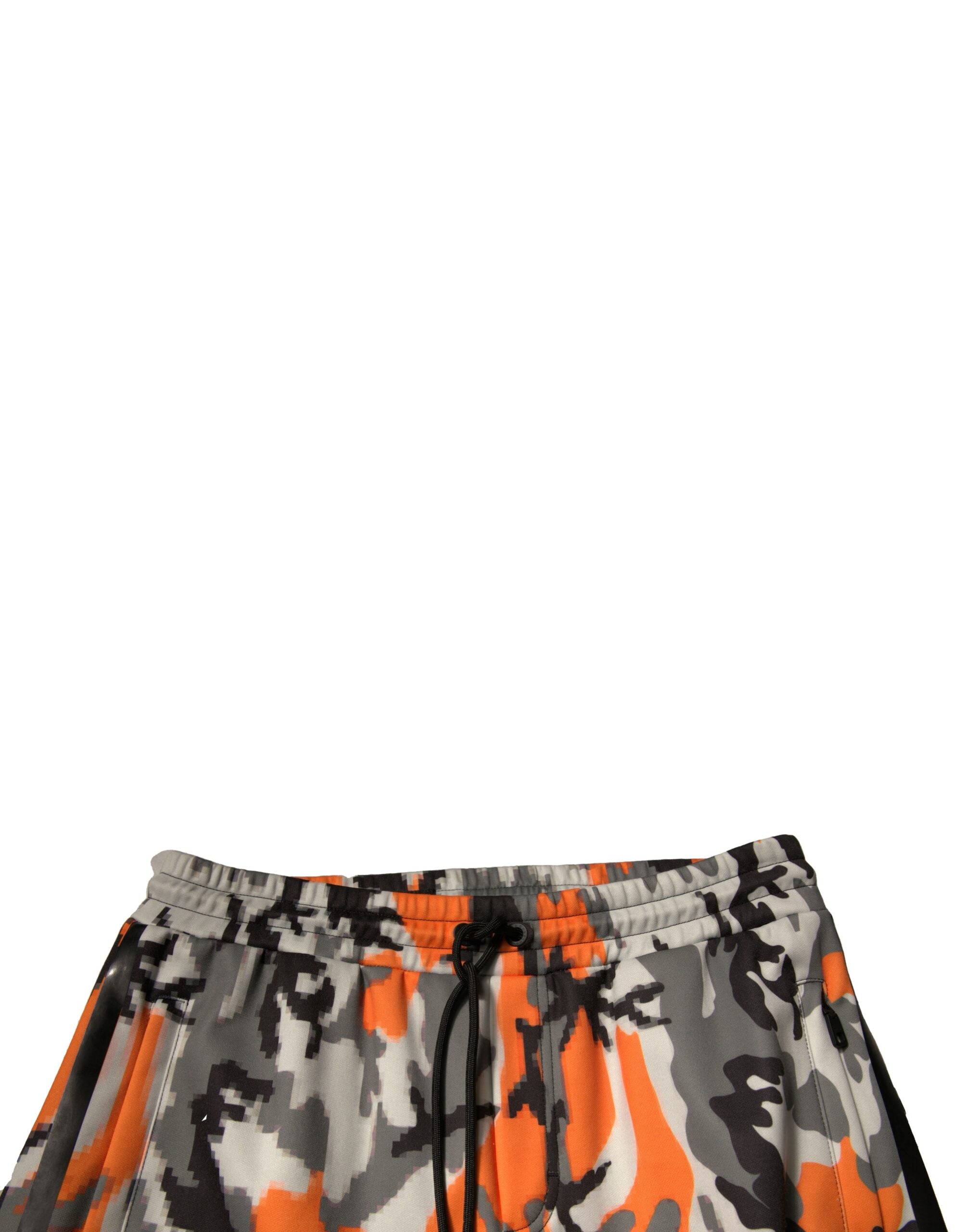Dolce & Gabbana Mehrfarbige Camouflage Cargo-Jogging-Hose