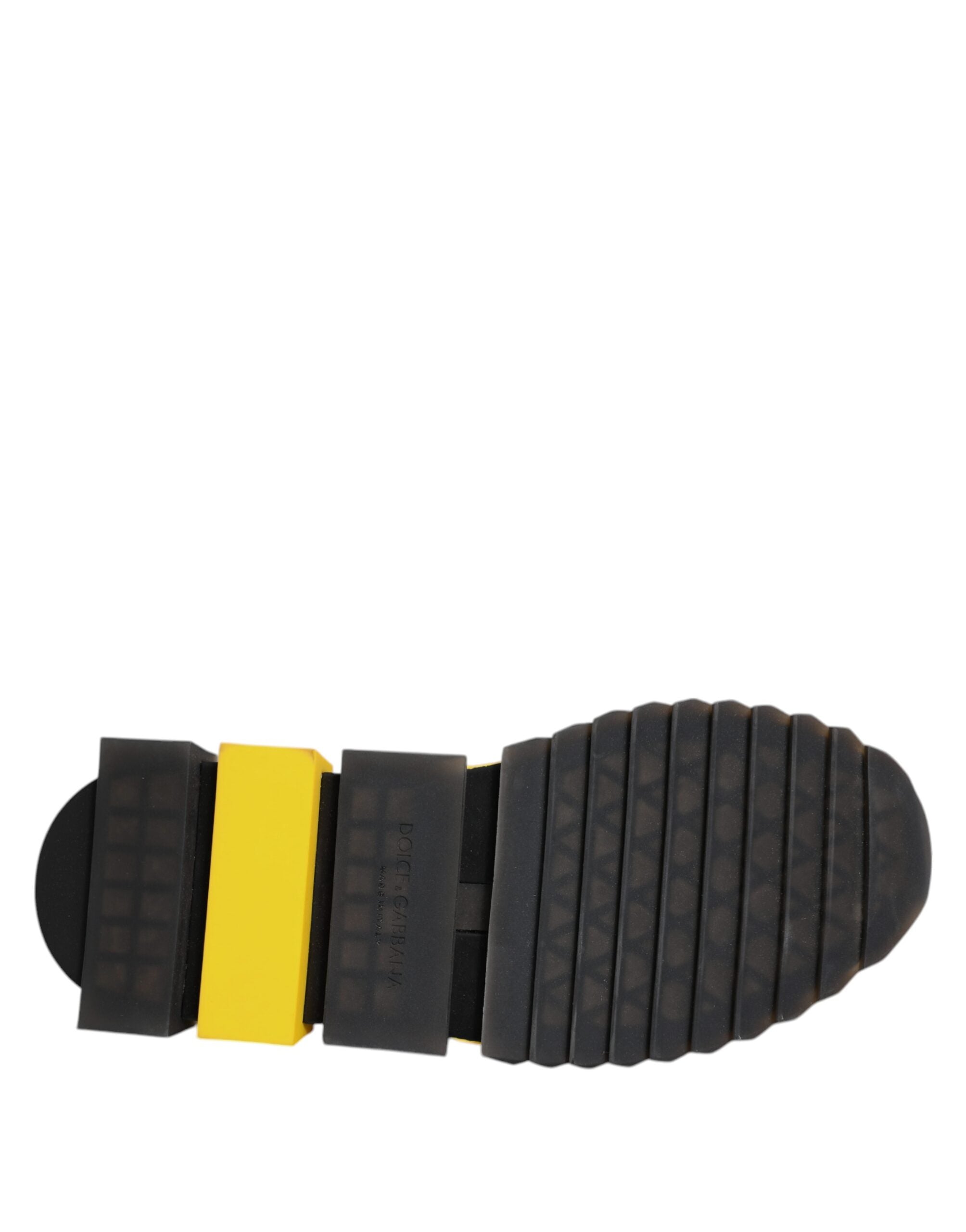 Dolce & Gabbana Gelb SORRENTO Sport Stretch Turnschuhe Schuhe