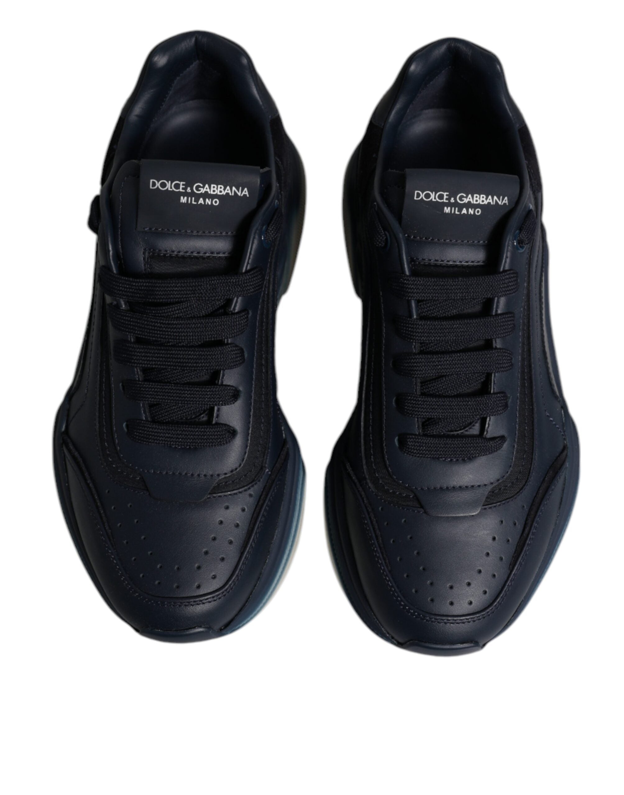 Dolce & Gabbana Marineblau Daymaster Low Top Männer Turnschuhe Schuhe