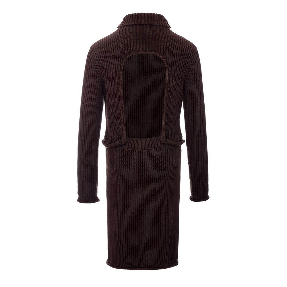Bottega Veneta Braunes Viskose-Freizeitkleid