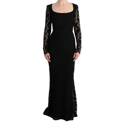 Dolce & Gabbana Schwarzes Baumwoll-Freizeitkleid
