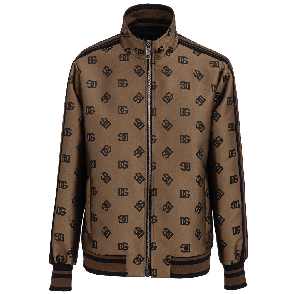 Dolce & Gabbana Polyester-Jacke in Bronze