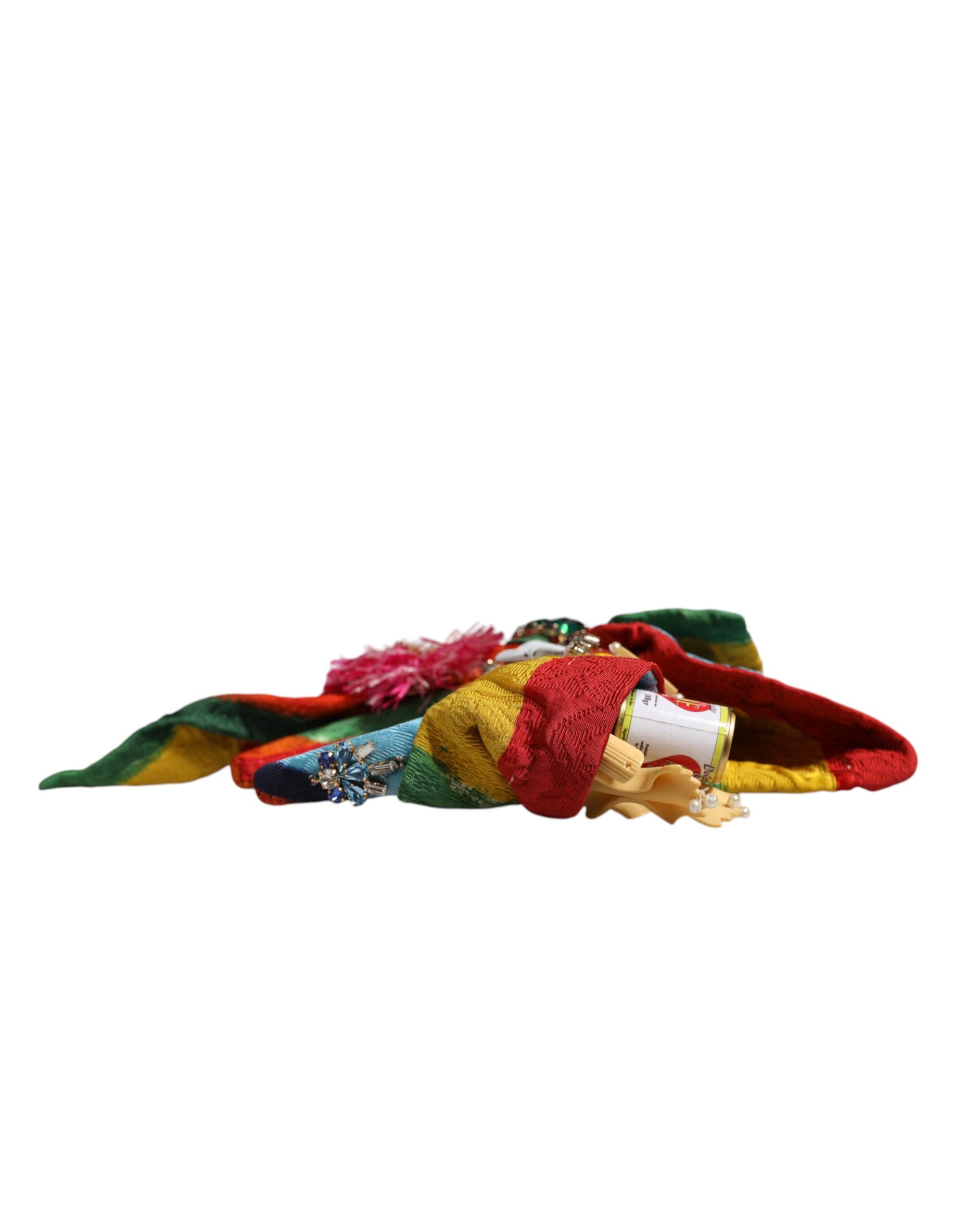 Dolce & Gabbana Multicolor Floral Crystal verschönert Diadem Stirnband
