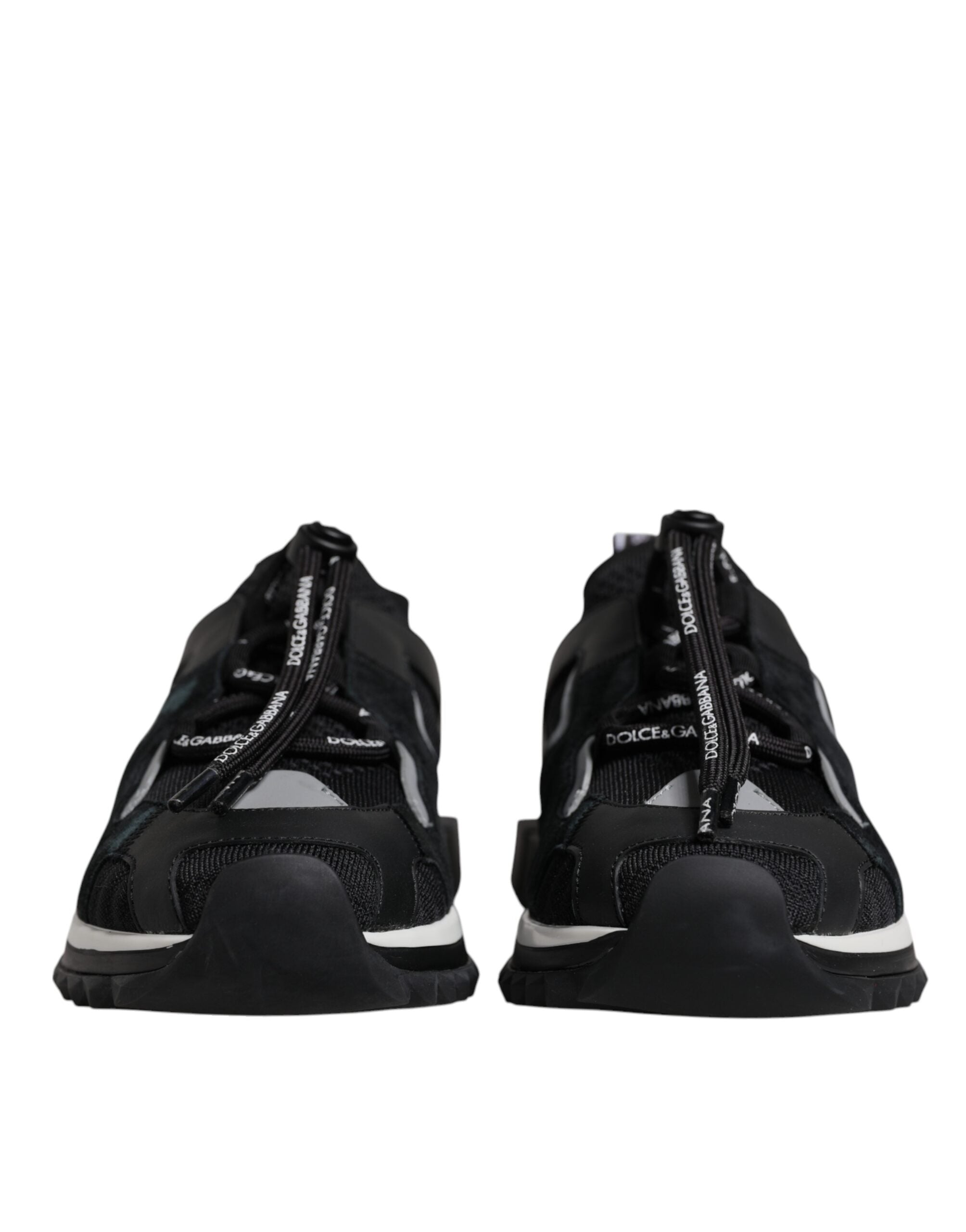 Dolce & Gabbana Schwarze Sorrento-Trekking-Sneakers aus Mesh
