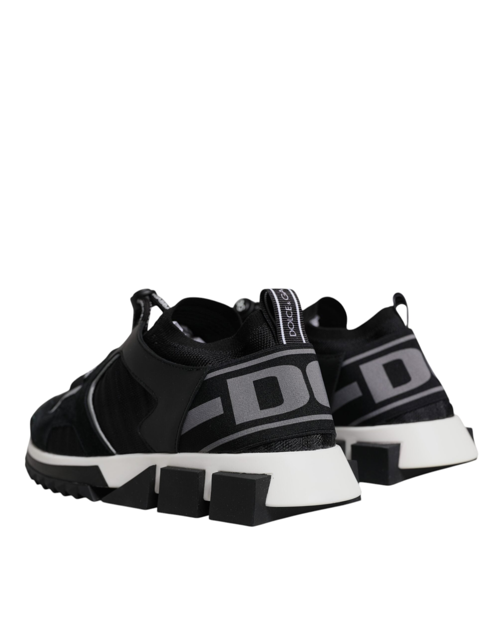Dolce & Gabbana Schwarze Sorrento-Trekking-Sneakers aus Mesh