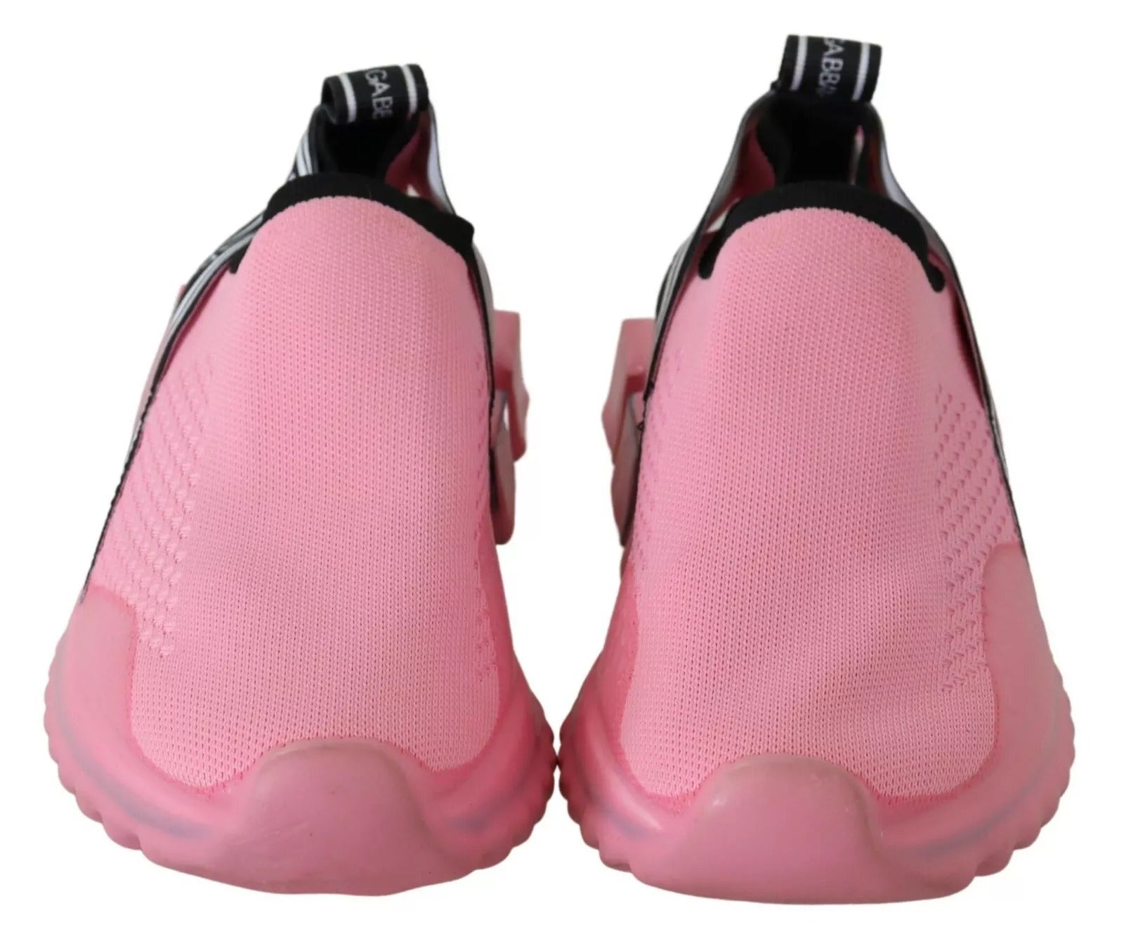 Dolce & Gabbana Rosa Low Top Sorrento Sneakers Slip On Freizeitschuhe
