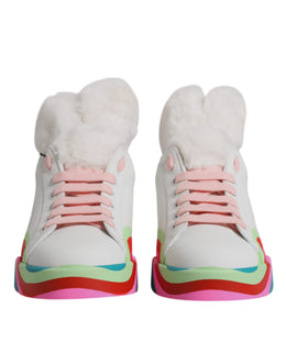 Dolce & Gabbana Multicolor Low Top Trainer Turnschuhe Schuhe