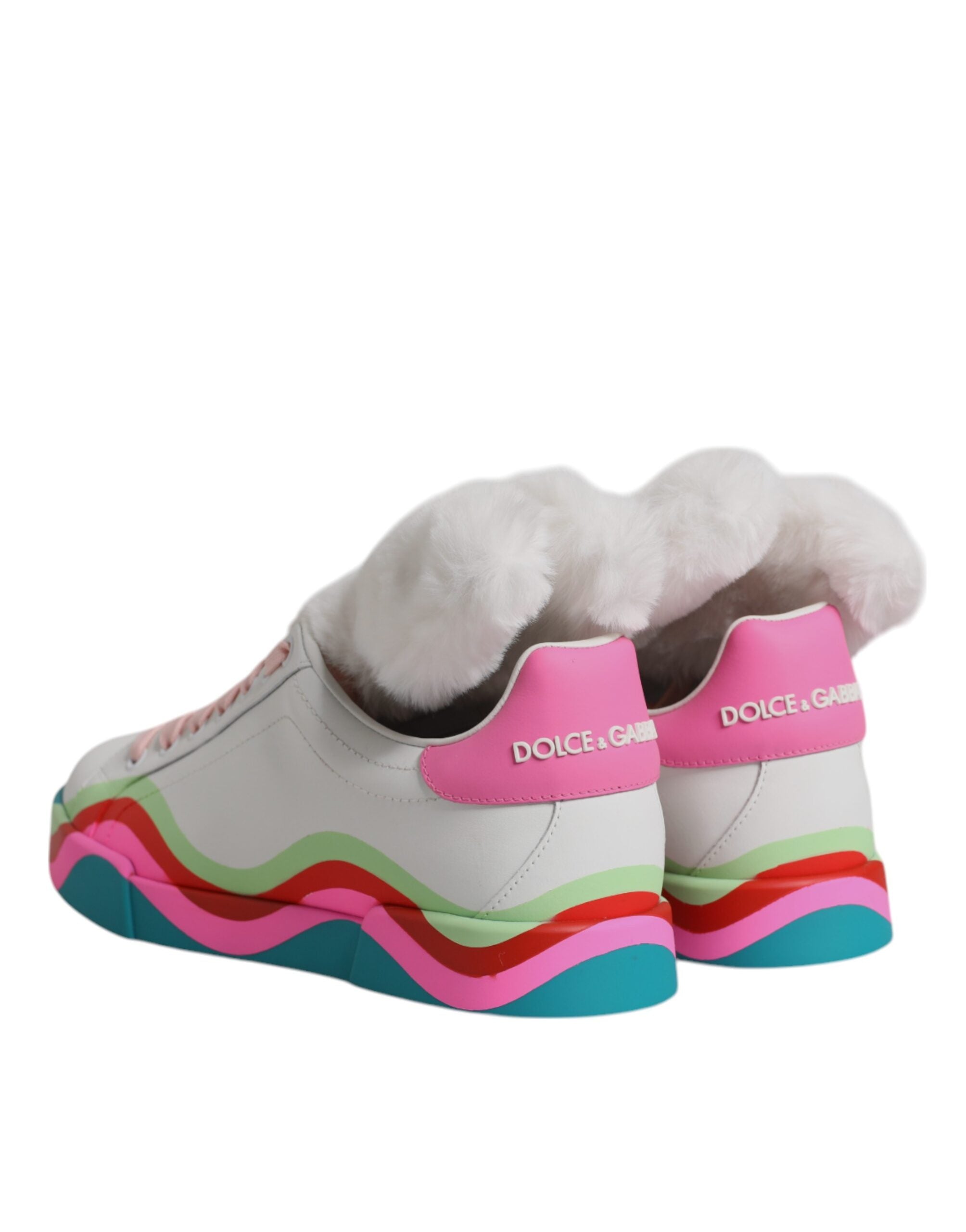 Dolce & Gabbana Multicolor Low Top Trainer Turnschuhe Schuhe