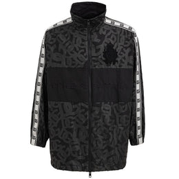 Dolce & Gabbana Schwarze Shell-Jacke aus Polyester