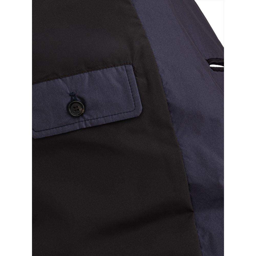 Dolce & Gabbana Blauer Polyester-Mantel