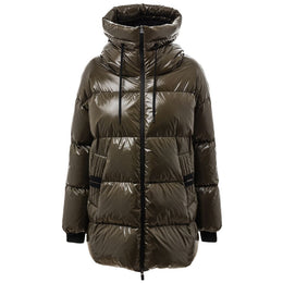 Herno Grüner Parka aus Polyamid
