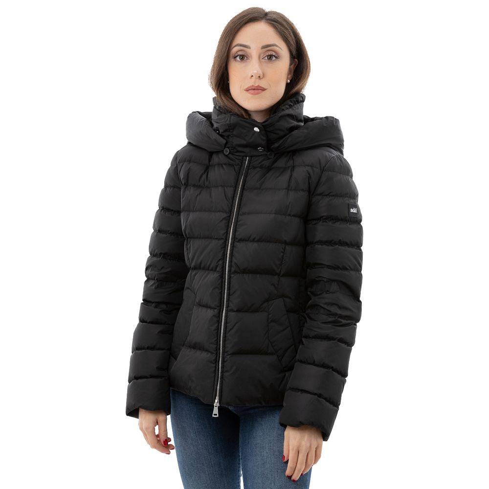 Add Schwarze Polyamid-Shell-Jacke