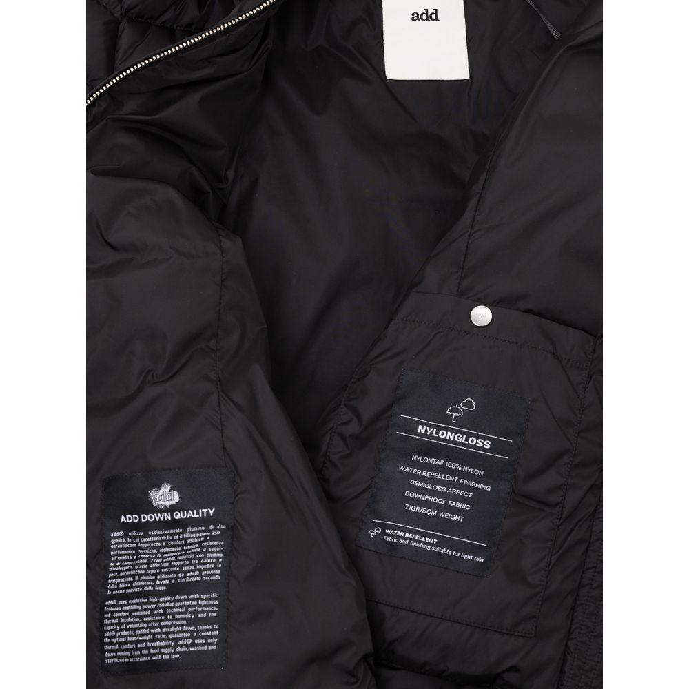 Add Schwarze Polyamid-Shell-Jacke