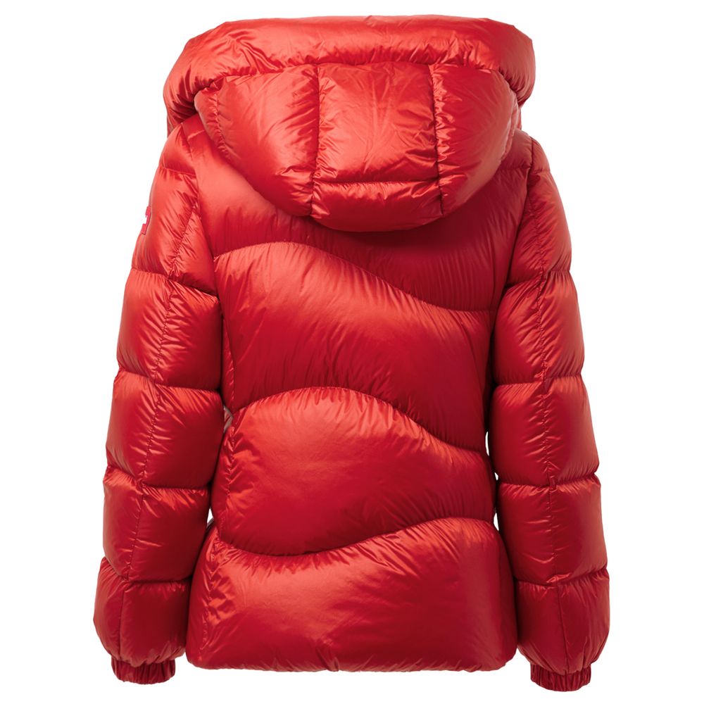 Add Vollständige Jacke aus rotem Polyamid