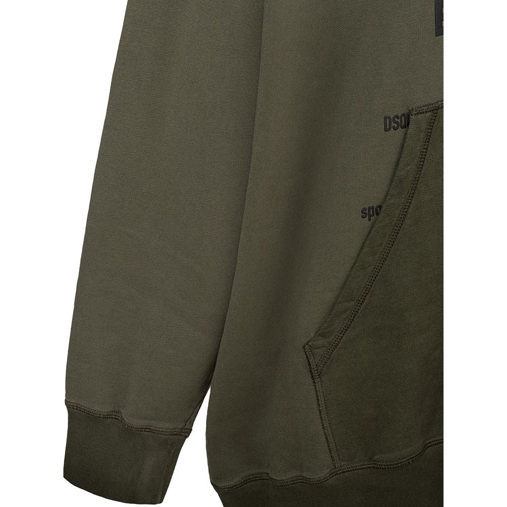 Dsquared² Grüner Baumwoll-Sweatshirt