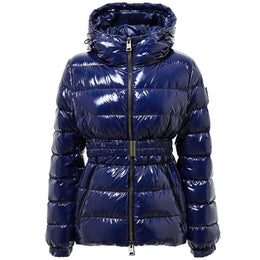 Herno Blauer Mantel aus Polyamid