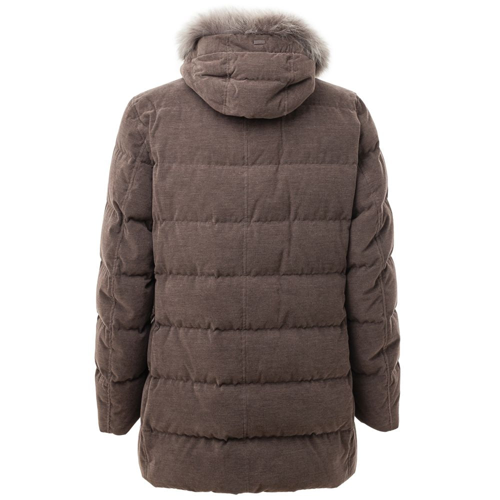 Herno Brauner Baumwoll-Bomber