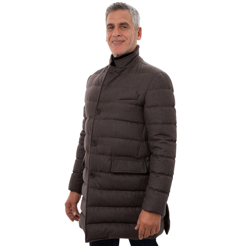 Herno Braune Wolljacken &amp