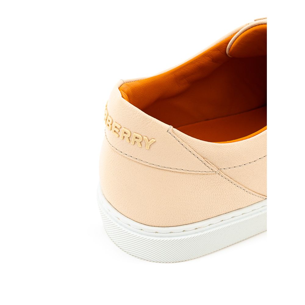 Burberry Pinke Leder Low-Top-Sneaker