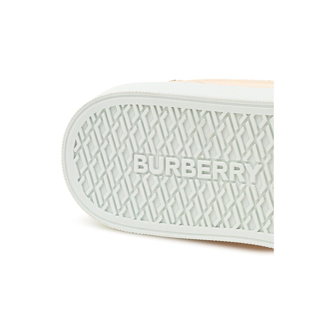Burberry Pinke Leder Low-Top-Sneaker