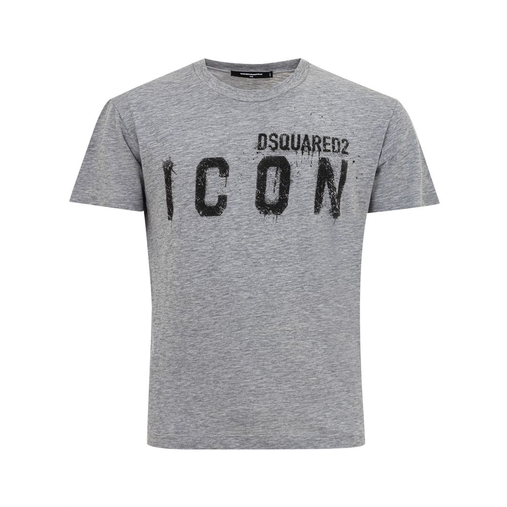 Dsquared² Graues Baumwoll-T-Shirt