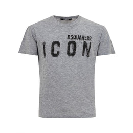 Dsquared² Graues Baumwoll-T-Shirt