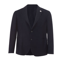 Lardini Blauer Baumwollblazer