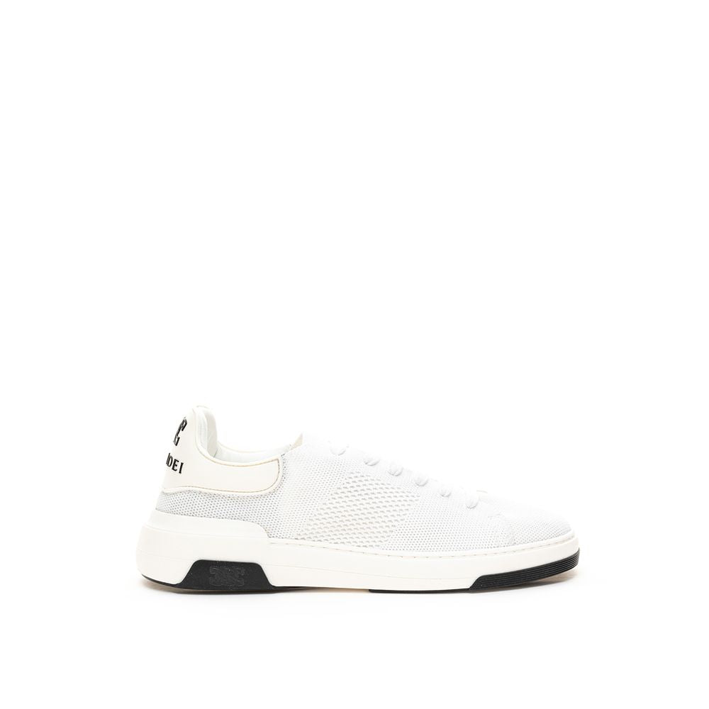Casadei Weiße Leder-Athletic-Sneaker