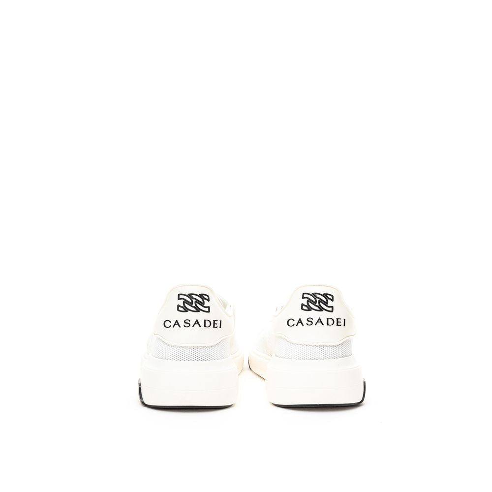 Casadei Weiße Leder-Athletic-Sneaker