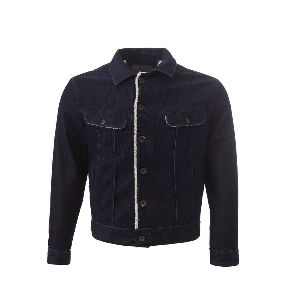 Lardini Blaue Jeansjacke aus Baumwolle