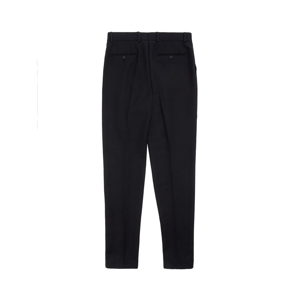 Dolce & Gabbana Schwarze Palazzo-Hose aus Polyester
