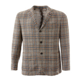 Lardini Mehrfarbiger Leinenblazer