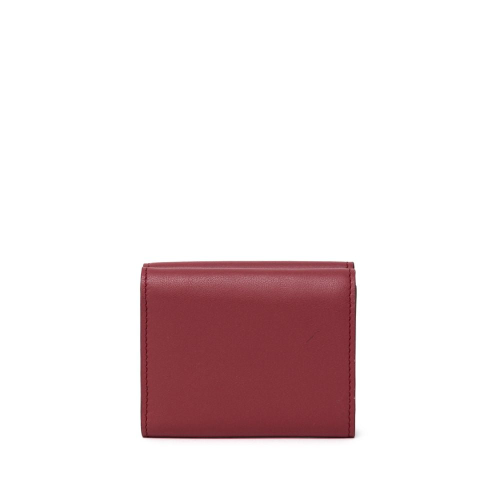Dolce & Gabbana Brieftasche aus rotem Kalbsleder