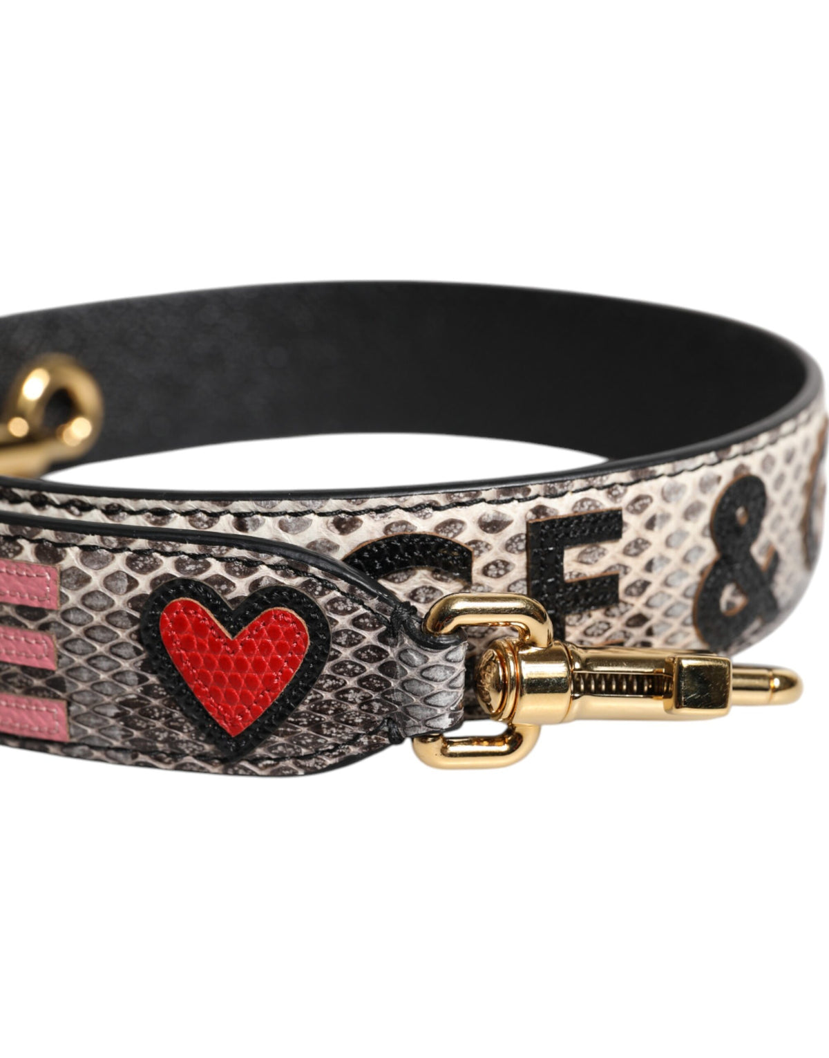 Dolce & Gabbana Multicolor DG AMORE Patch Tasche Schulterriemen