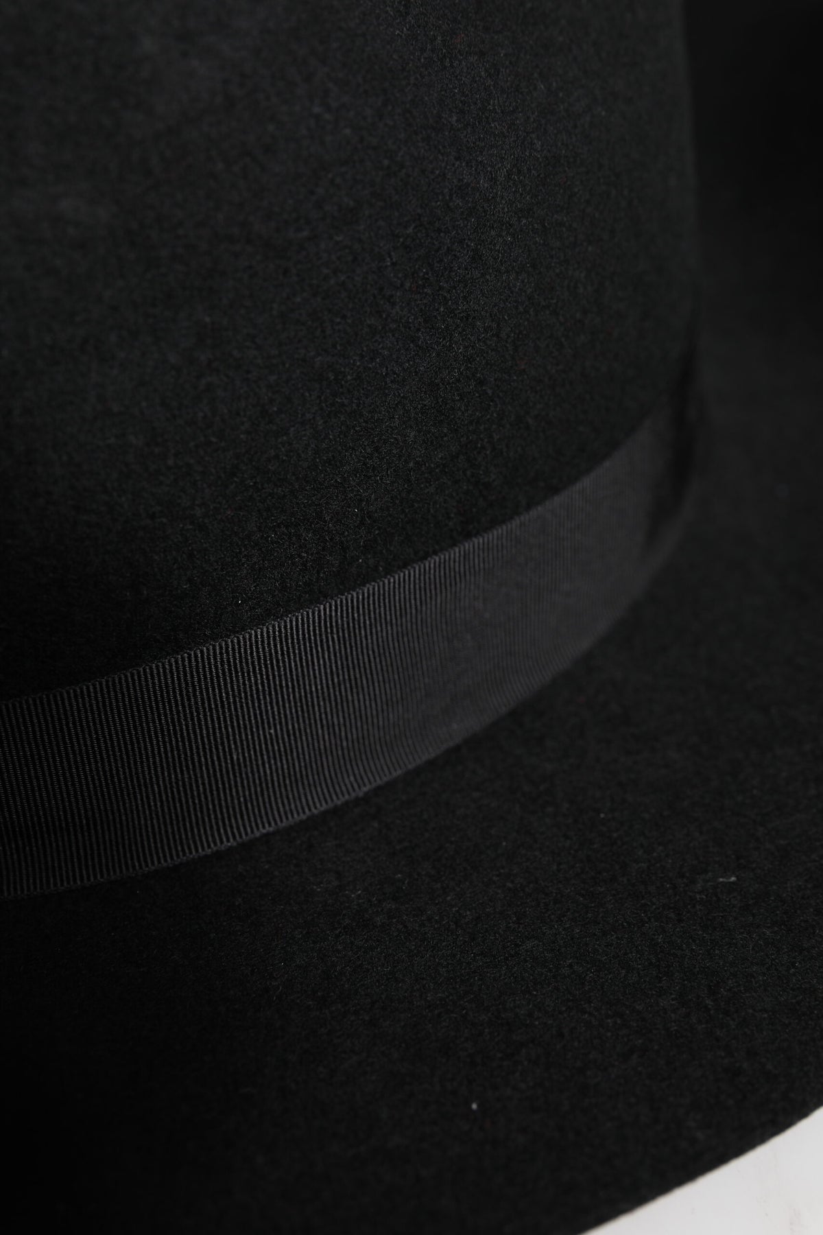 Dolce & Gabbana Schwarzer Trilby Fedora Hut mit breiter Krempe