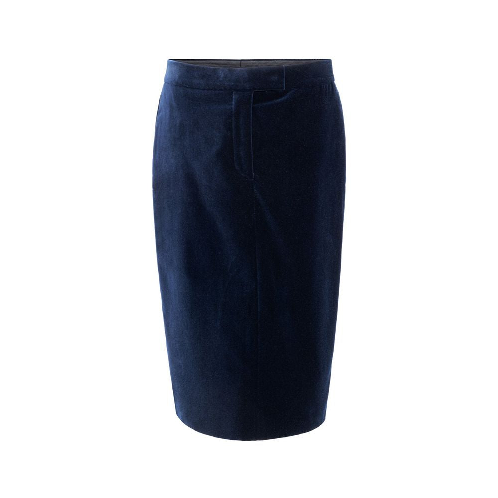 Tom Ford Blaue Baumwoll-Midirock