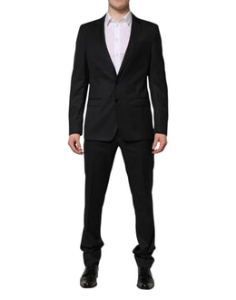 Dolce & Gabbana Dunkelgrauer MARTINI 2-tlg. einreihiger Anzug