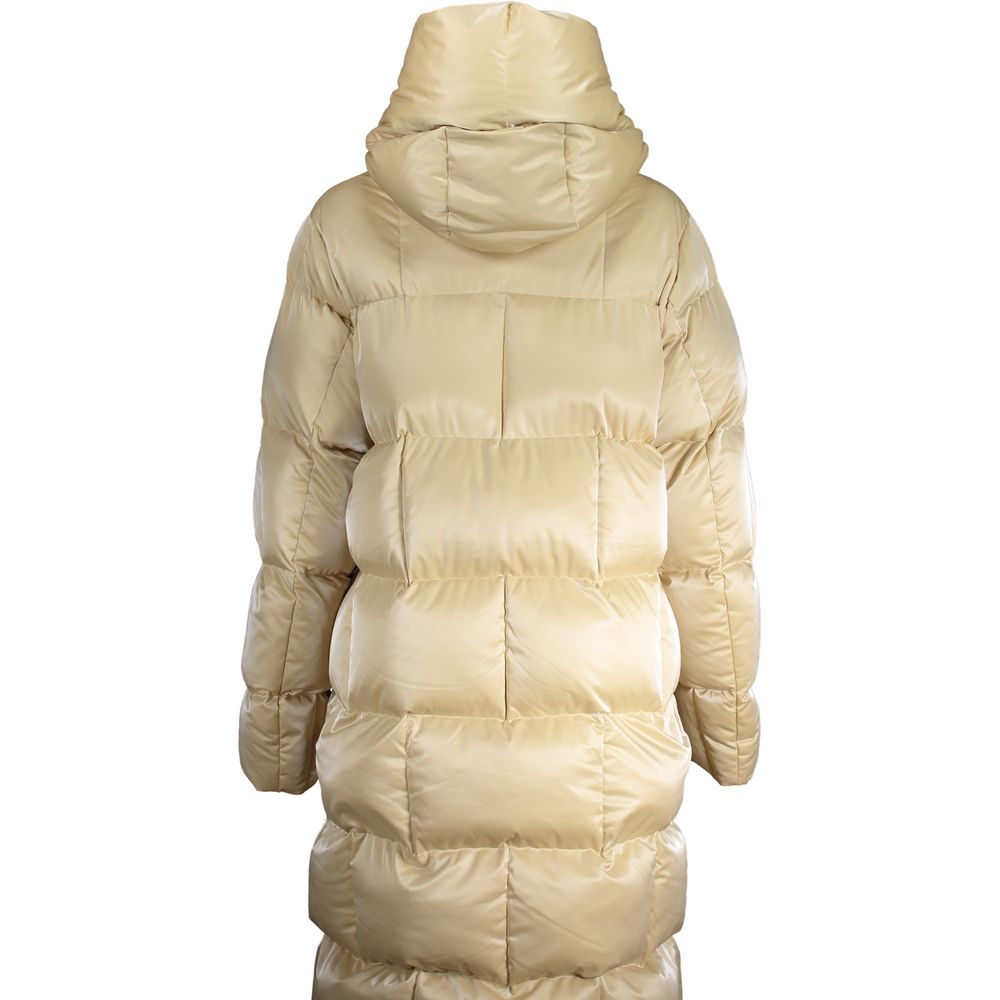 K-WAY Beige Polyester Damen Steppjacke