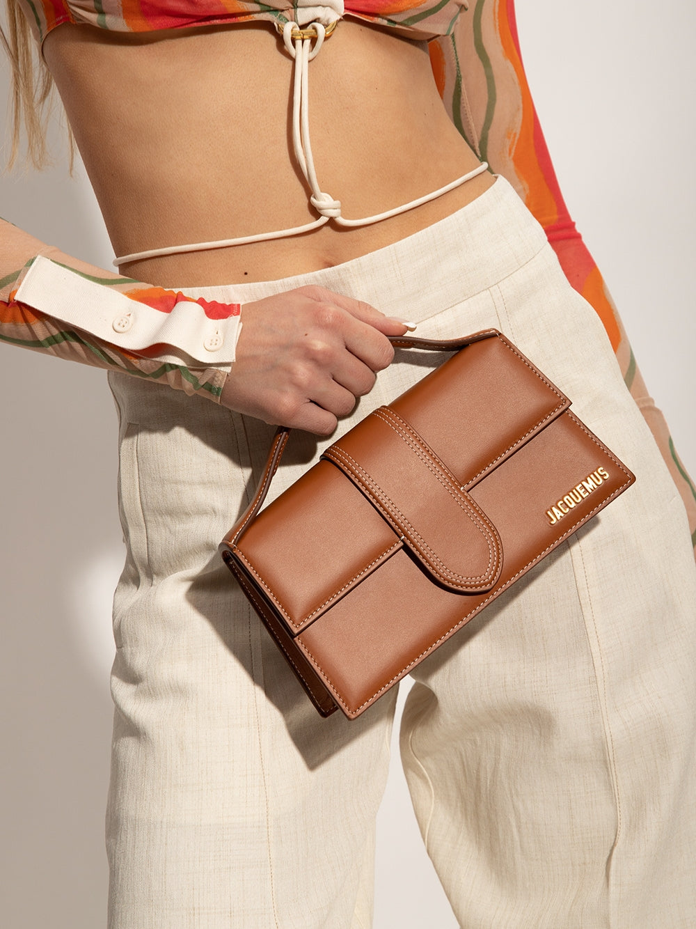 Jacquemus Le Grand Bambino Tasche in Hellbraun