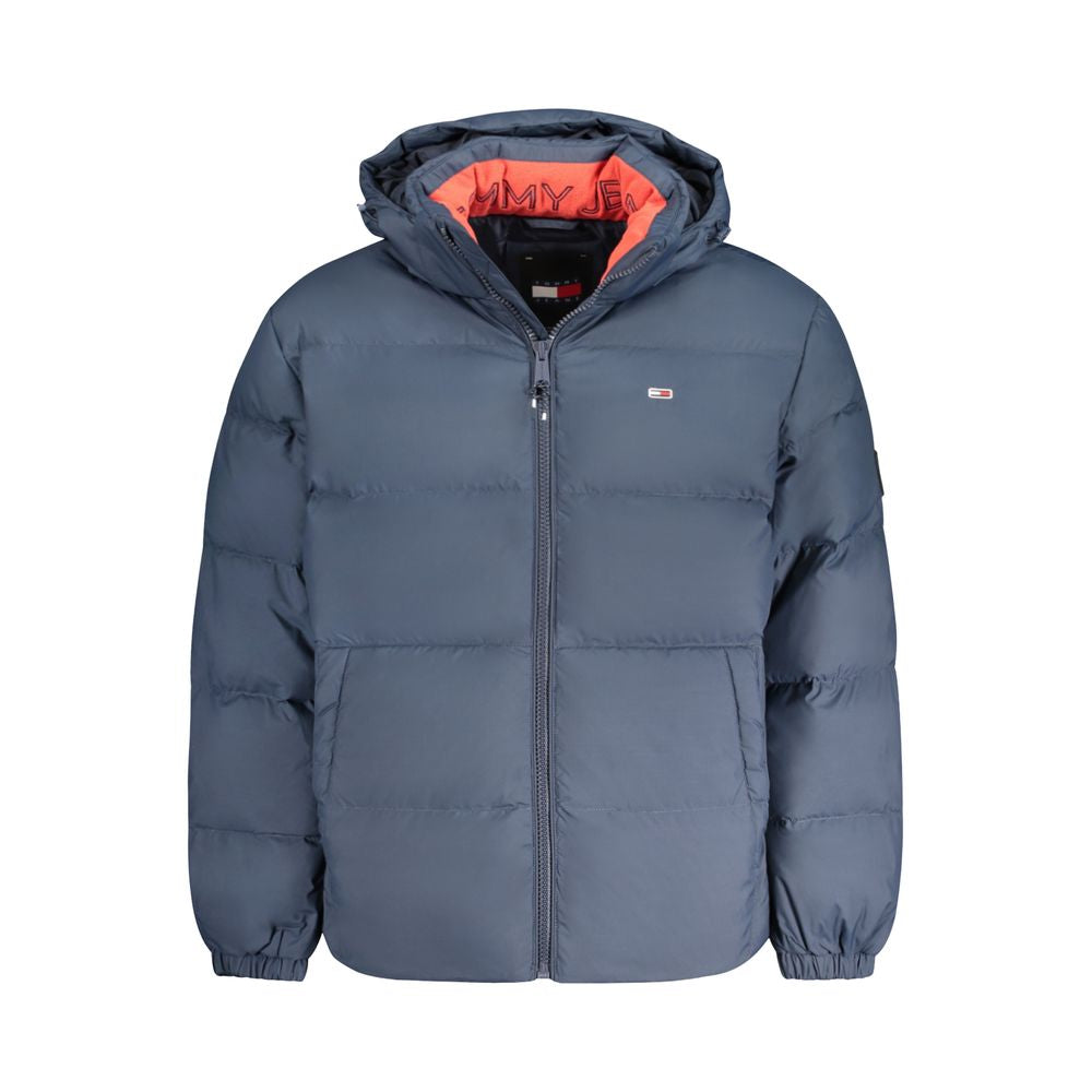Tommy Hilfiger Blaue Herrenjacke aus Polyester