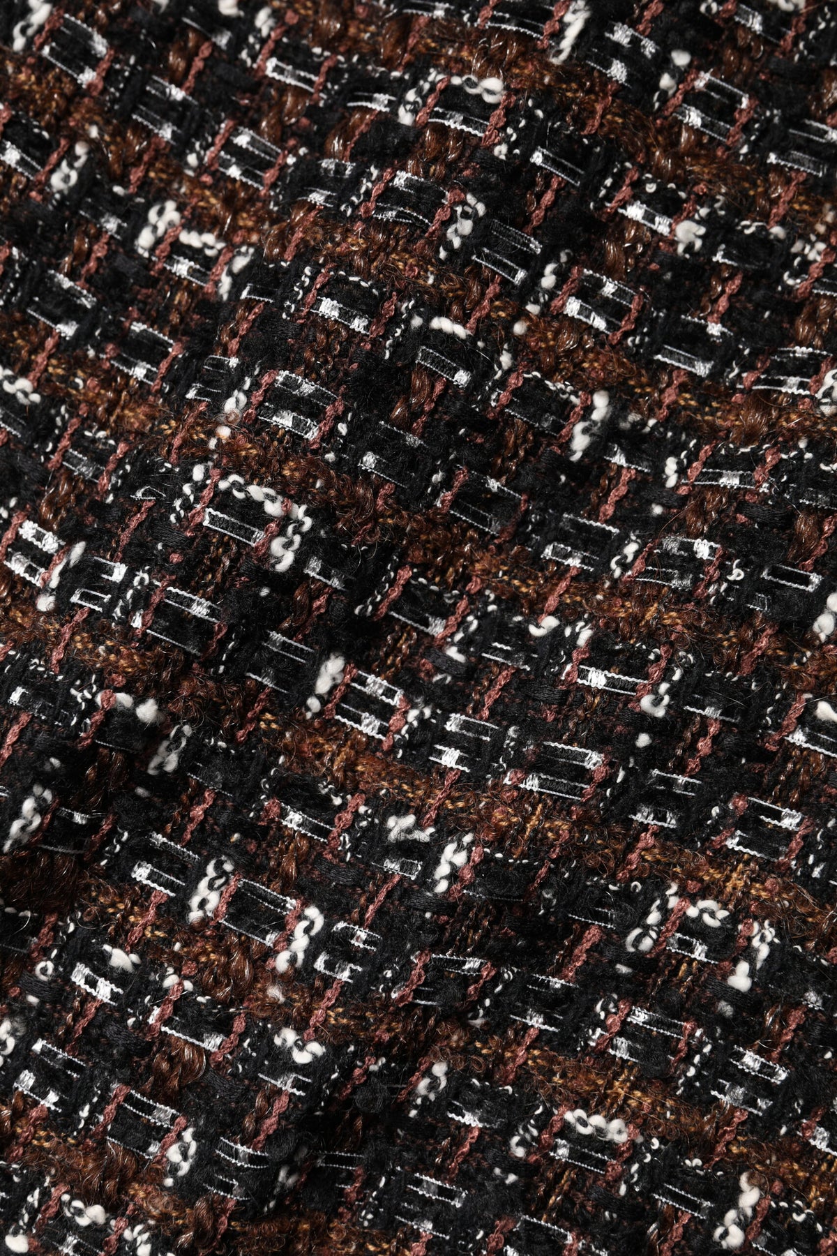 Dolce & Gabbana Multicolor Ärmelloses Mini-Tweed-Kleid in A-Linie