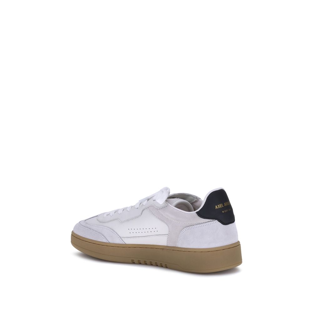Axel Arigato Weiße Low-Top-Sneaker aus Kalbsleder Bos Taurus