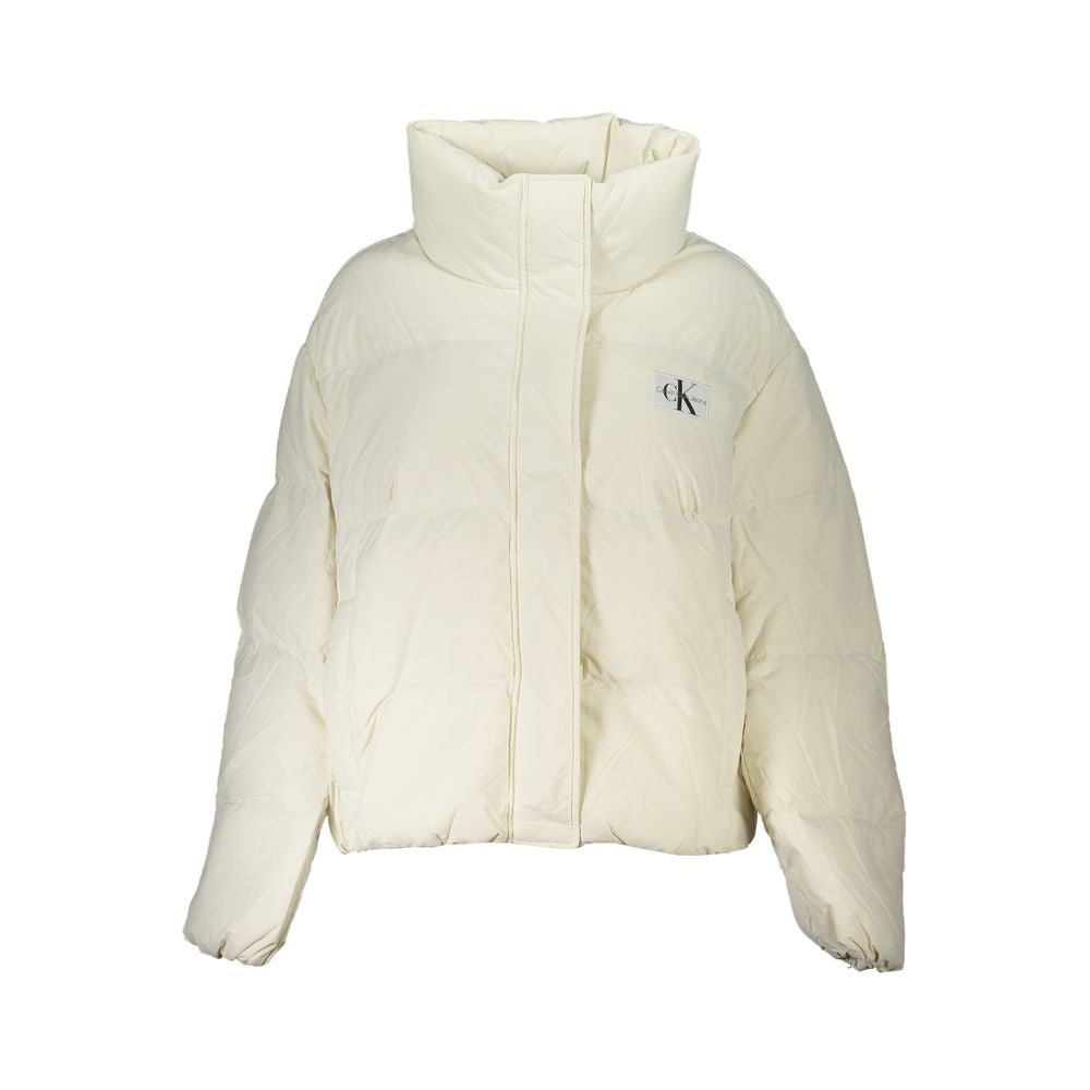 Calvin Klein Bianco Poliammide Damenjacke