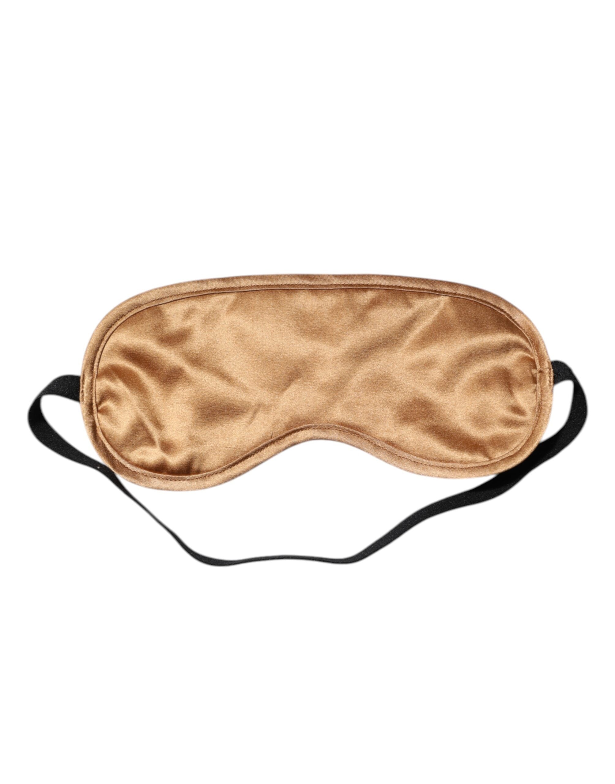 Dolce & Gabbana Beige Männer Regular Boxer Augenmaske Set Unterwäsche