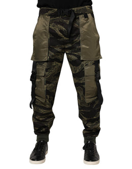Dolce & Gabbana Multicolor Cargo Tarnhose