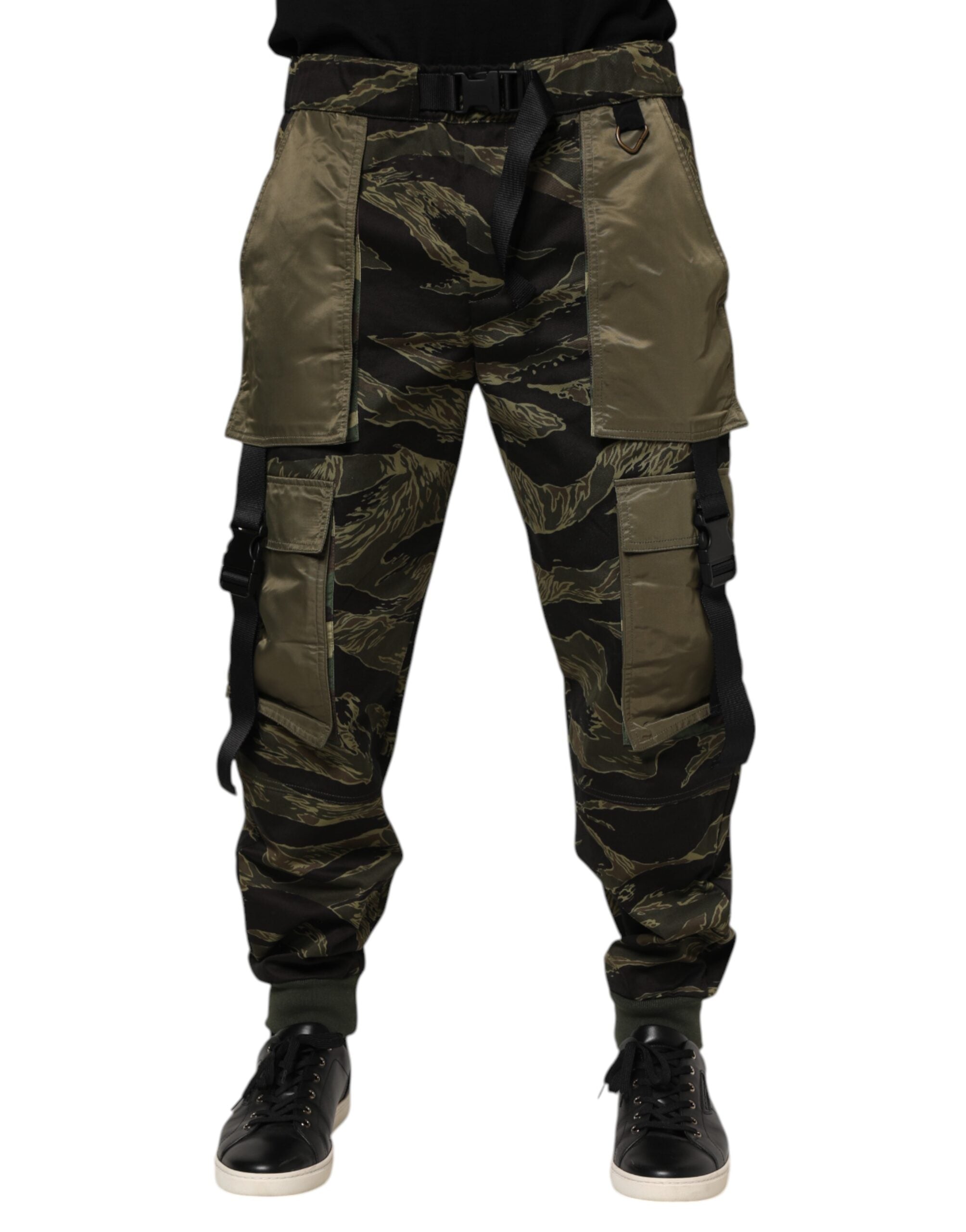 Dolce & Gabbana Multicolor Cargo Tarnhose