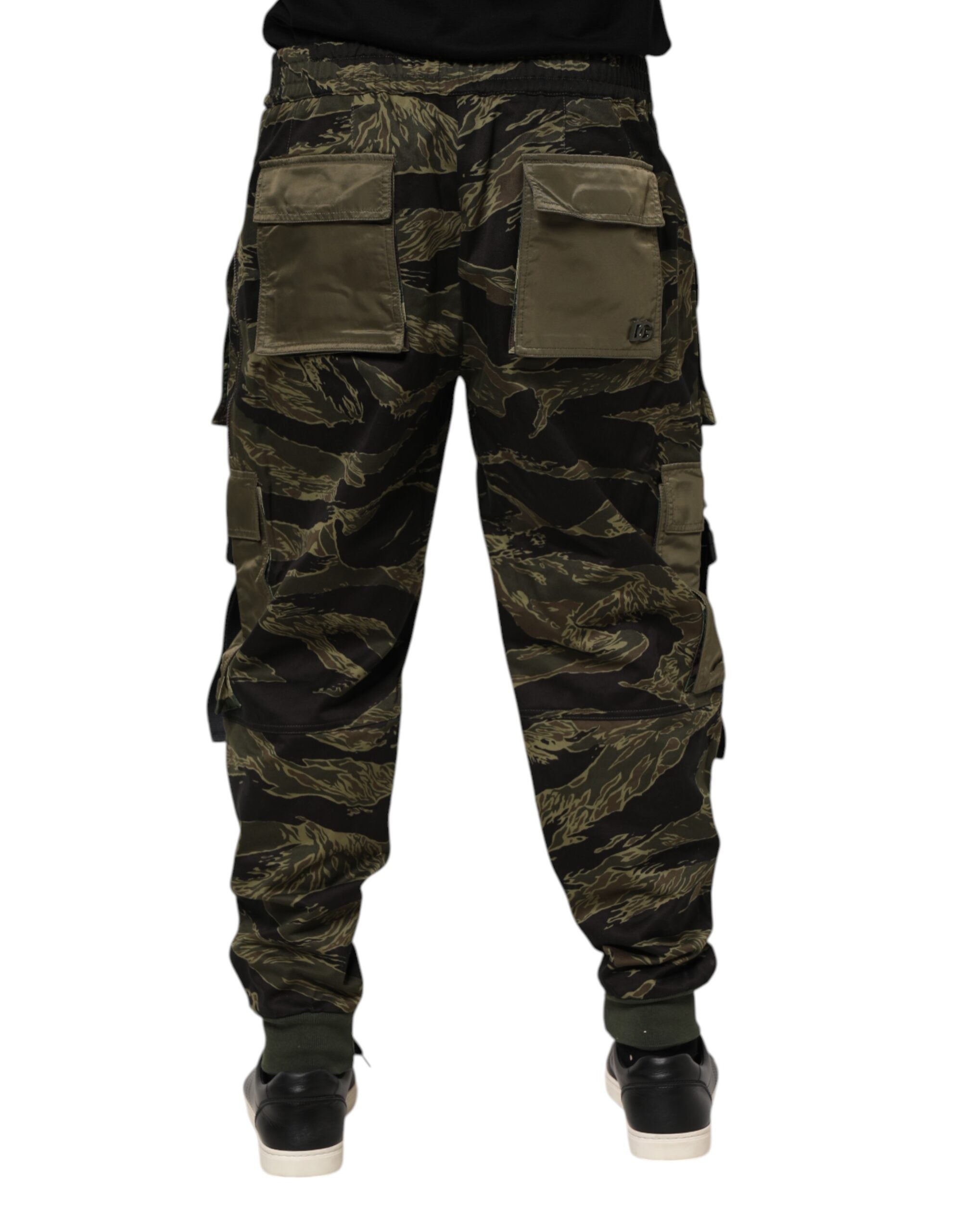 Dolce & Gabbana Multicolor Cargo Tarnhose